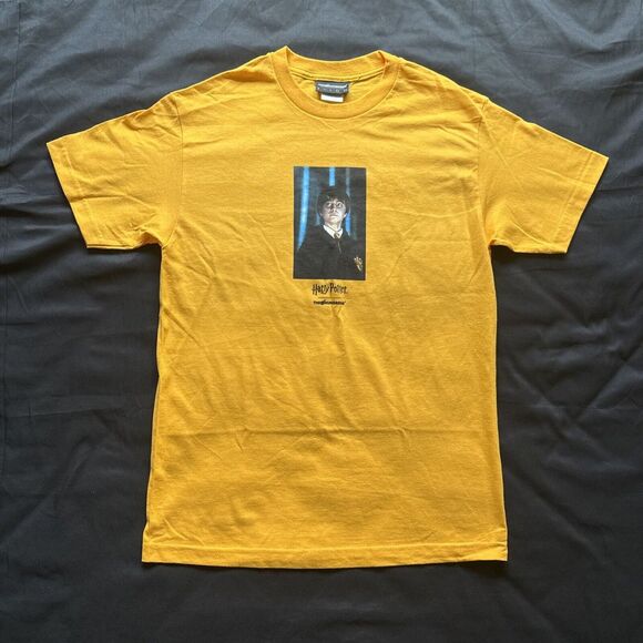 The Hundreds Other - The Hundreds x Harry Potter T Shirt Men Medium Yellow DANIEL RADCLIFFE‎ Photo